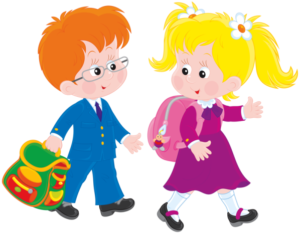 Школьник на прозрачном фоне