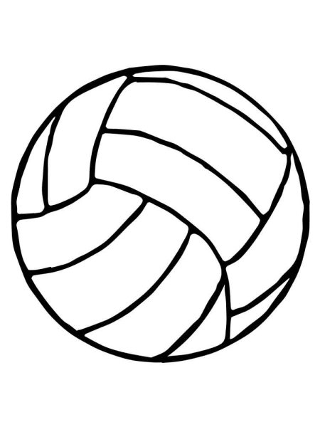 Мяч раскраска для детей