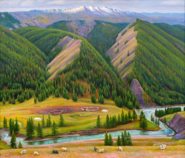 Пейзаж сибирских Увалов