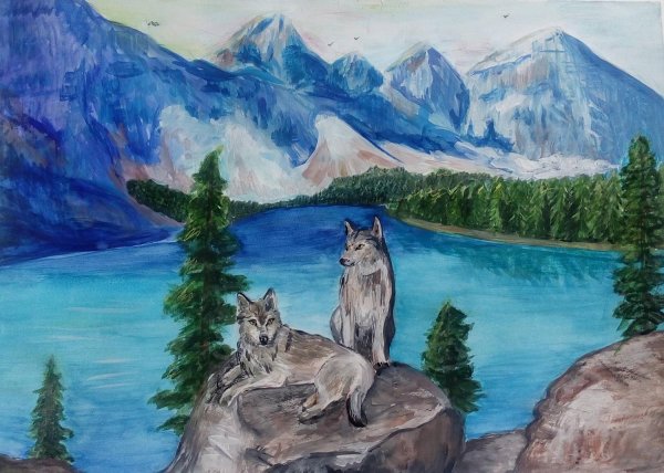 Байкал карандашом