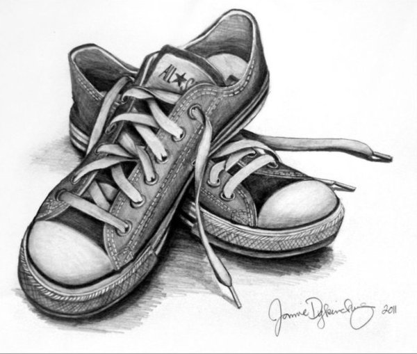 Converse кеды risunki
