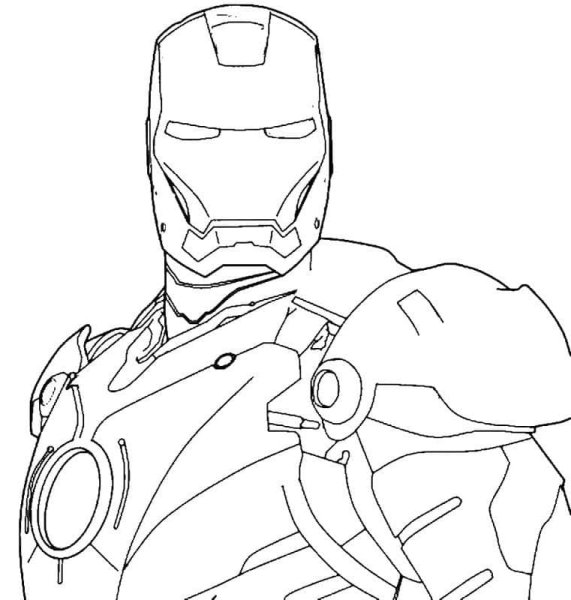 Железный человек карандашом