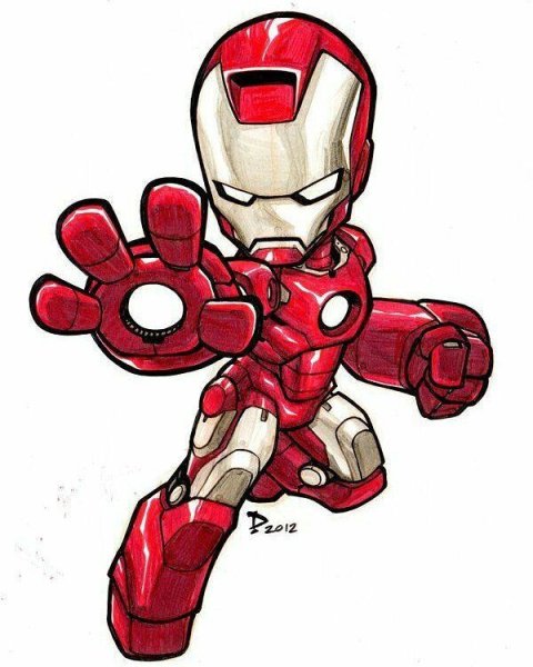 Железный человек Марвел в полный рост