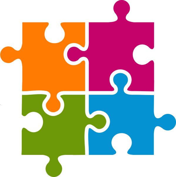 Разноцветные пазлы