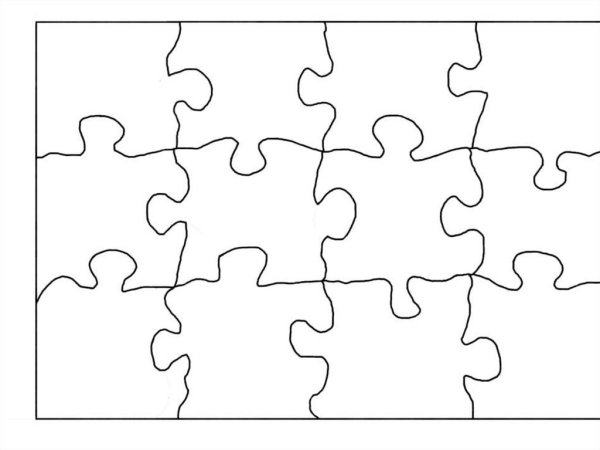 Пазл контур