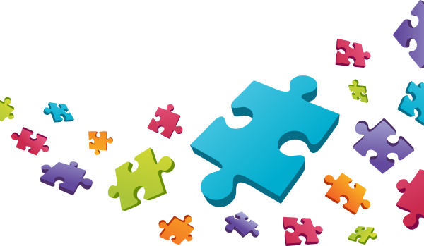 Пазлы цветные