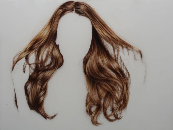Нарисовать волосы