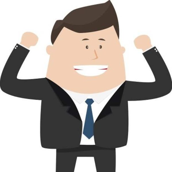 Мультяшный бизнесмен