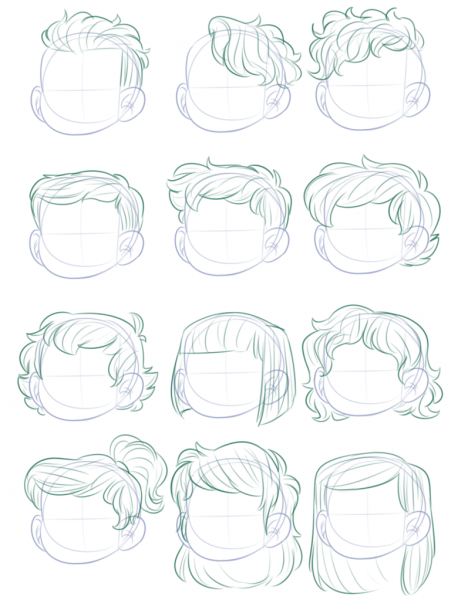 Волосы для рисования