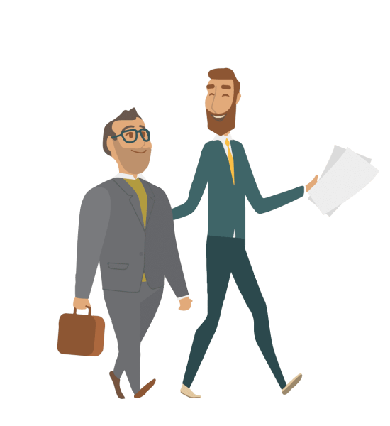 Бизнесмены мультяшки