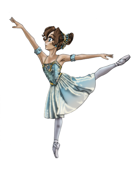 Танцовщица рисунок