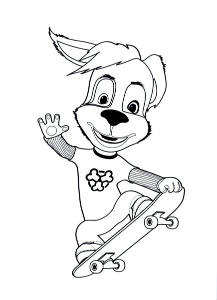 Раскраска "Барбоскины "