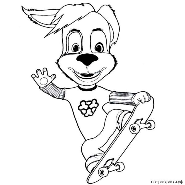 Раскраска Барбоскины дружок