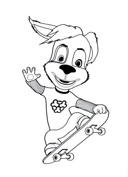 Раскраска "Барбоскины "