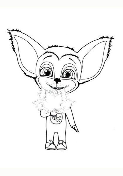 Раскраска Барбоскины Гена