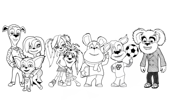 Герои мультика Барбоскины