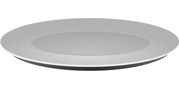 Тарелка вид сбоку Графика