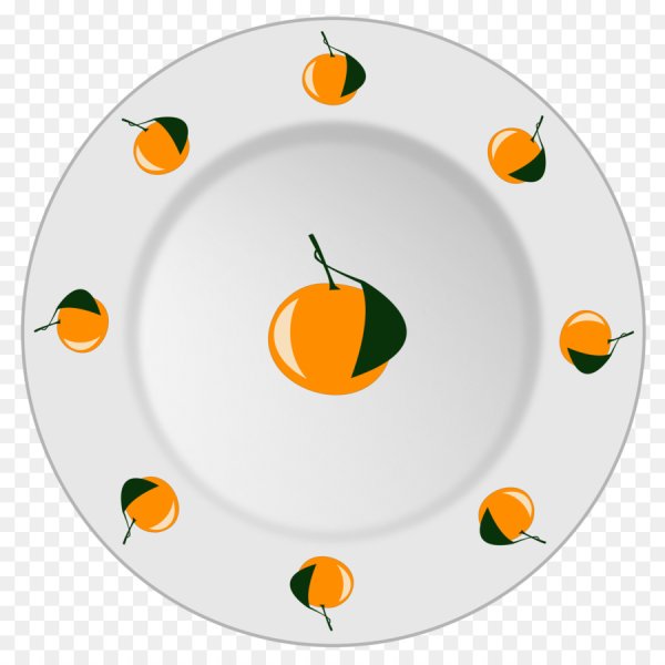 Векторная тарелка