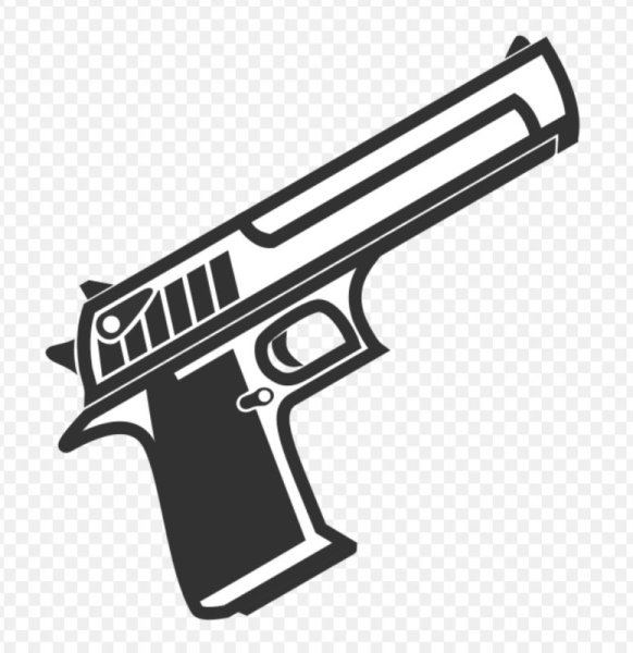 Пистолет вектор Desert Eagle