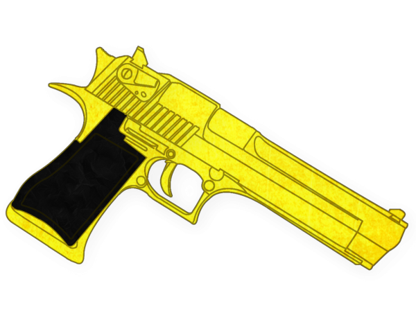 Рисовать пистолет