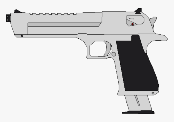 Чертёж пистолета Desert Eagle