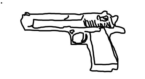 Digl пистолет narisovat