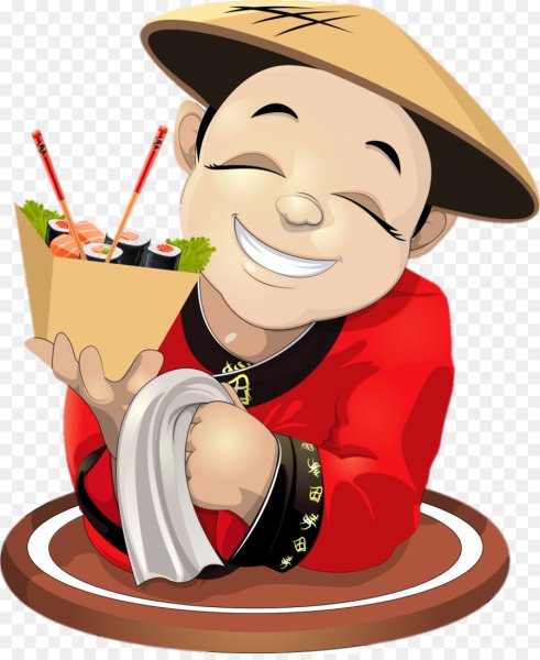 Китаец рисунок