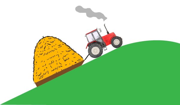 Нарисовать сено