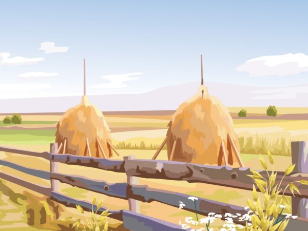 Мультяшный пейзаж