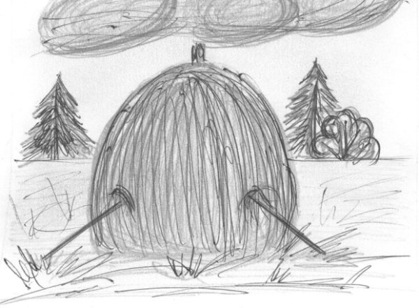 Сено карандашом