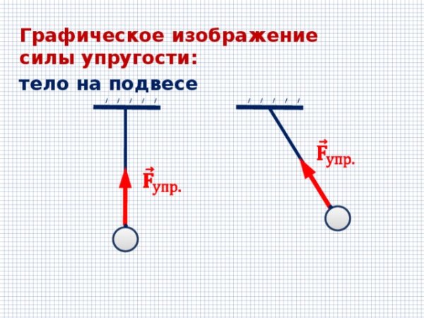 Сила упругости направление силы