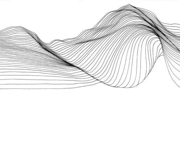 Олень в геометрическом стиле