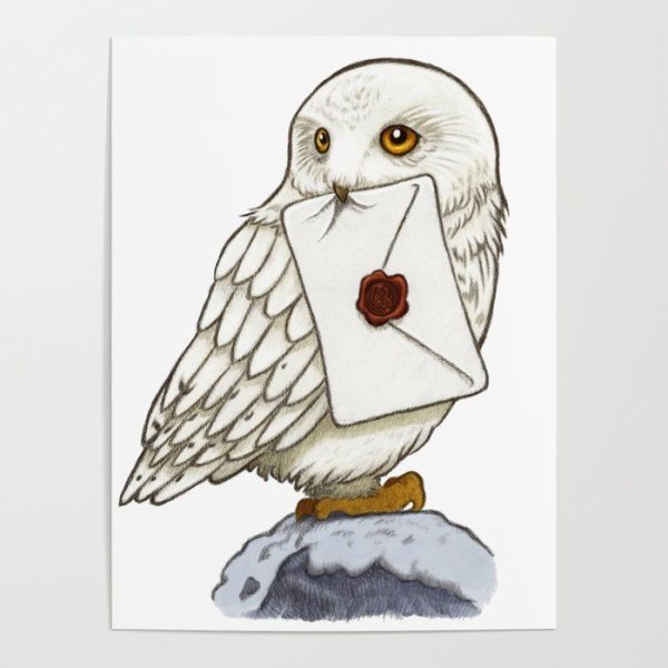 Гарри Поттер рисунок акварелью