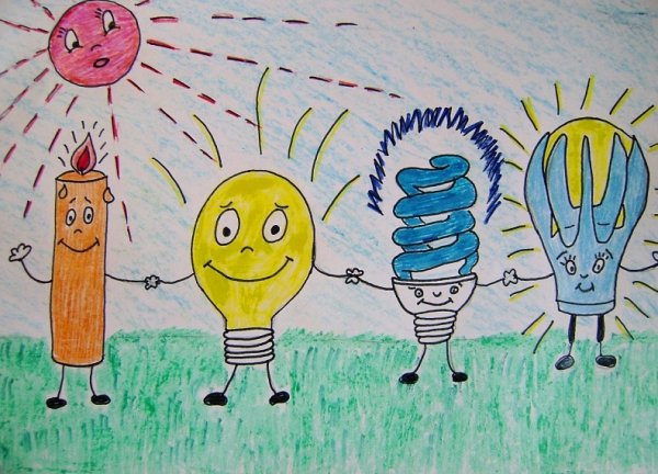 Экономия энергии рисунок