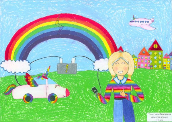 Конкурс детского рисунка «энергия детства»