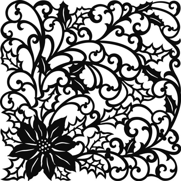 Кружевные трафареты