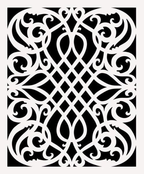 Орнамент трафарет