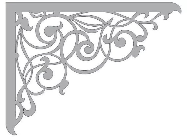 Ажурные ламбрекены трафареты