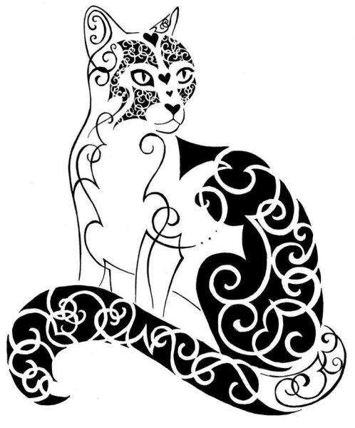 Орнамент кошки