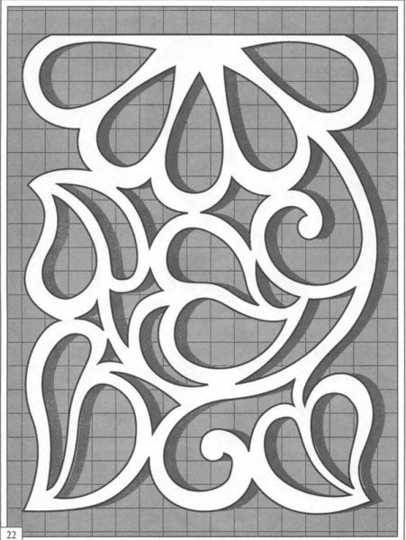Орнаменты и узоры трафареты для прорезной резьбы