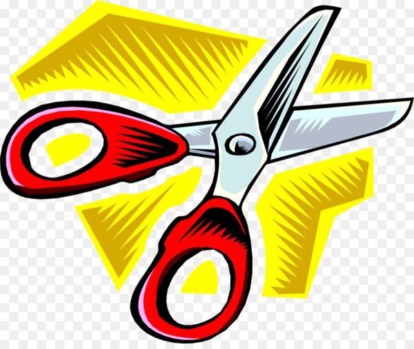 Ножницы мультяшка