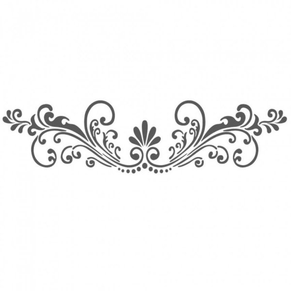 Трафареты узоров для декора