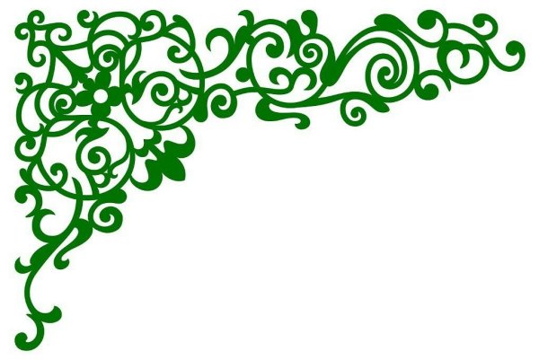 Орнамент уголок