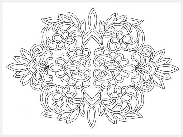 Точечная роспись имитация кружева Ришелье