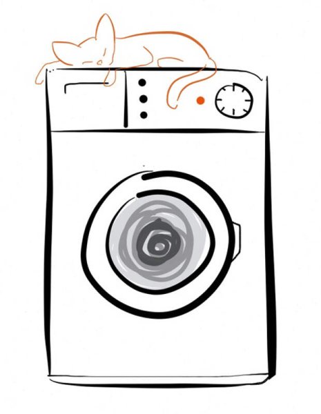 Стиральная машина раскраска