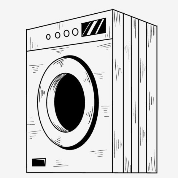 Стиральная машина раскраска