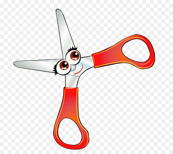 Ножницы мультяшный