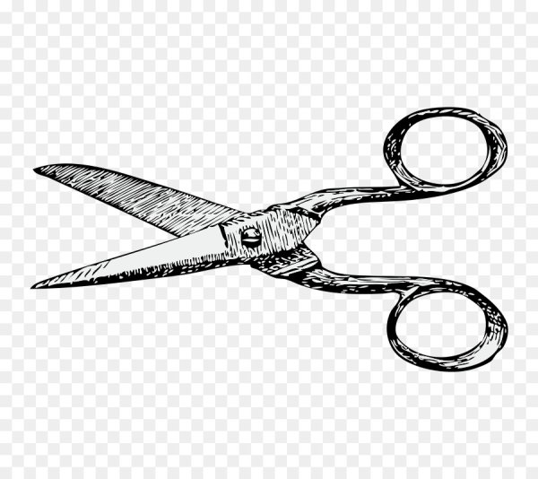 Очертания ножниц