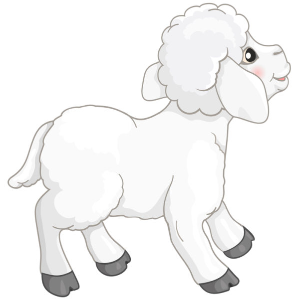 Ягненок мультяшная