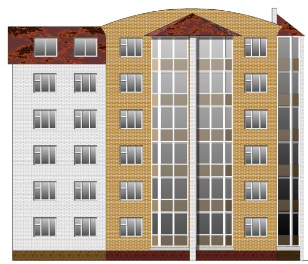 Домик многоэтажный